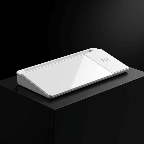 Modern desktop glass whiteboard for office notes and productivity